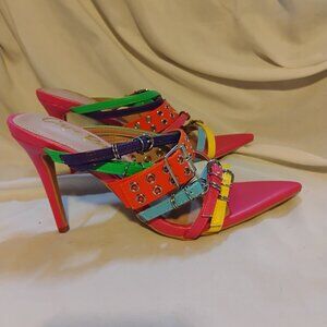 Cape Robbin Stiletto Heeled Mules – Chic Slip-On Style (Rasia-2) Size 8